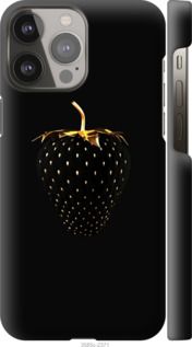 Чохол на iPhone 13 Pro Max Чорна полуниця "3585m-2371-24368"