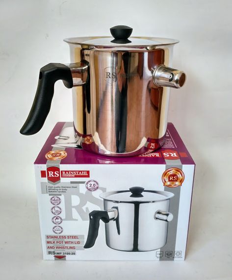 Молоковарка зі свистком Rainstahl RS-3100-20, 2 л, молочник із нержавіючої сталі | Зображення 7