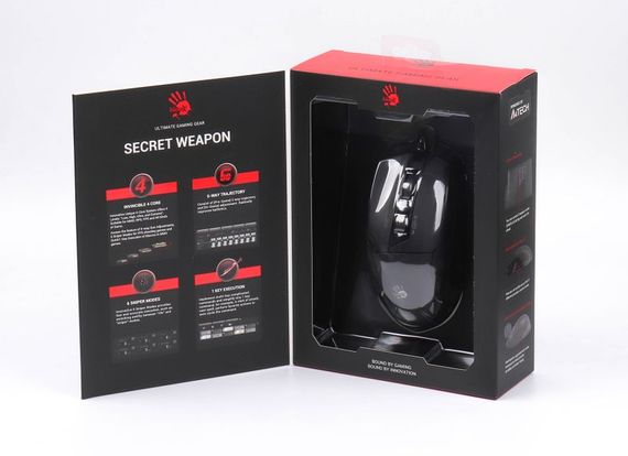 Миша ігрова A4Tech W70 Max Bloody,чорна, активоване ПЗ Bloody | Зображення 8