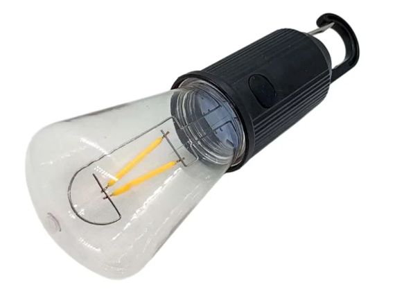 Акумуляторна лампа T02 USB Type-C — аварійне освітлення з карабіно | Зображення 1
