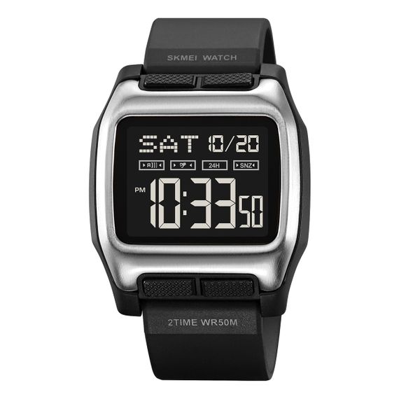 Годинник S2kmei 2193SIBK Silver-Black