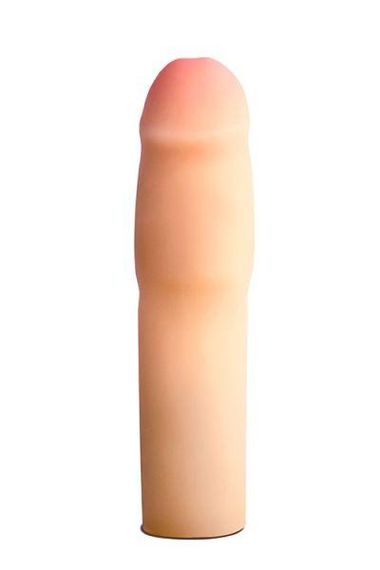 Насадка кібершкіра PERFORMANCE 1.5 INCH COCK XTENDER BEIGE Sex Aura | Зображення 1