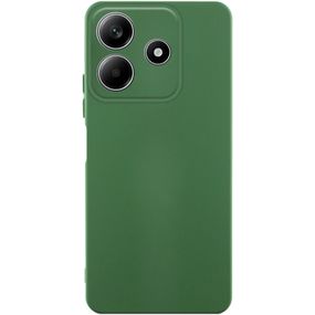 Чохол TPU GETMAN Liquid Silk Full Camera для Xiaomi Redmi Note 14 5G Зелений / Dark green