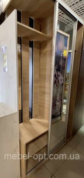 Прихожая City One Door Doros Дуб сонома 1 Зеркало 110х45х210 (44900083) | Зображення 3