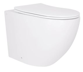 Унітаз підвісний Qtap Robin Ultra Quiet, з сидінням Slim Duroplast/ Soft-close/ Quick Release QT13332381AW