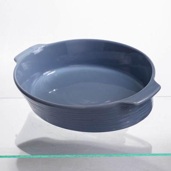 Форма для запікання овальна 36×22,5×7 (см) 2 літри Блакитна S1288 | Зображення 2