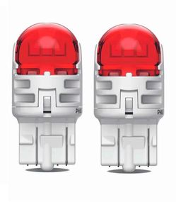 Комплект светодиодных ламп Philips 11066RU60X2 W21/5W LED Ultinon Pro6000 SI 12V 2.5/0.5 W3x16q RED