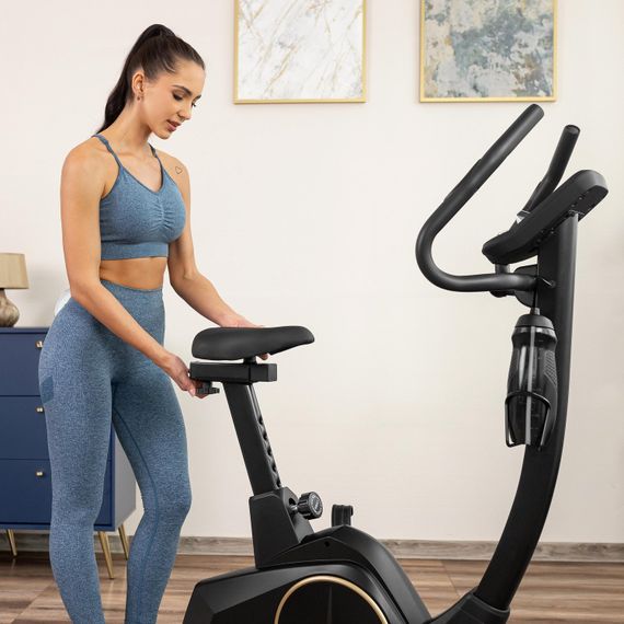 Велотренажер Gymtek XB4000 iConsole+ електромагнітний золотий | Зображення 8