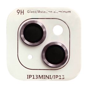 Захисне скло Metal Classic на камеру (в упак.) для Apple iPhone 13 mini/13 Рожевий / Pink