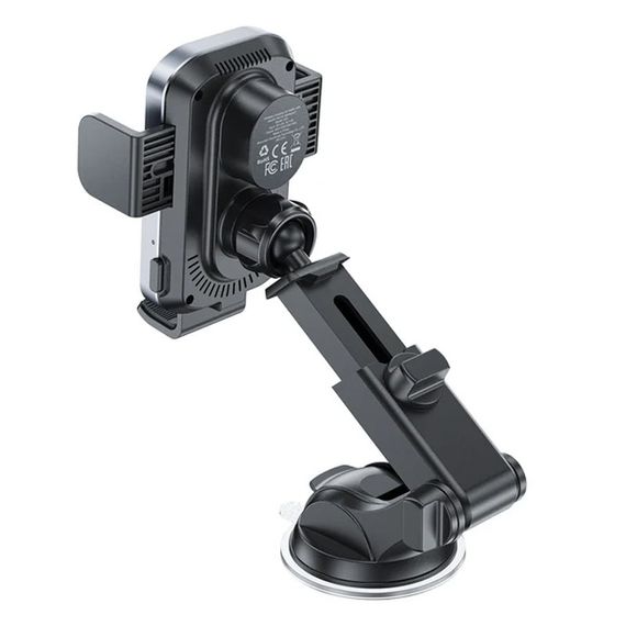 Автодержатель с БЗУ Acefast D53 with Electric Clamp for Dashboard Black | Зображення 2