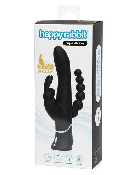 Потрійний вібратор Happy Rabbit Triple Curve Sex Aura | Зображення 6