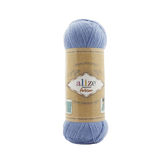 Пряжа Alize Superwash Artisan № 432  (Алізе Супервош Артісан) – 75% вовна, 25% поліамід, 100 г / 420 м