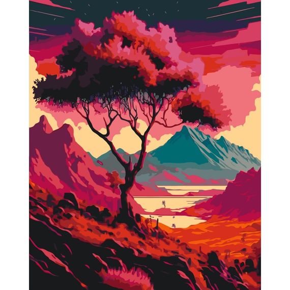 Картина по номерам "Вечер в горах" 11033-AC 40х50 см