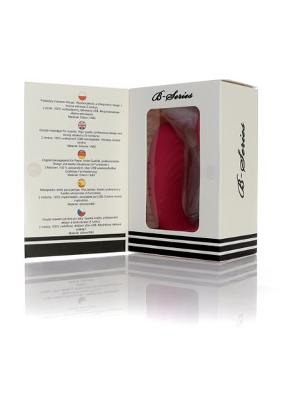 Вібратор для пар Massager Dual Vibrator USB 5 Functions / Remote Control Sex Aura | Зображення 5