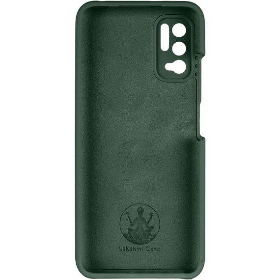Чохол Silicone Cover Lakshmi Full Camera (AAA) для Xiaomi Redmi Note 10 5G Зелений / Cyprus Green | Зображення 2