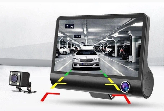 Автомобільний відеореєстратор на 3 камери SD319/z233D DVR Full HD 1080P | Зображення 2