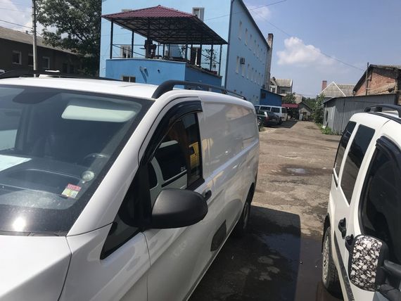 Рейлінги чорні Оригінальний дизайн Довга база (EXTRALONG) для Mercedes Vito / V W447 2014-2024 рр