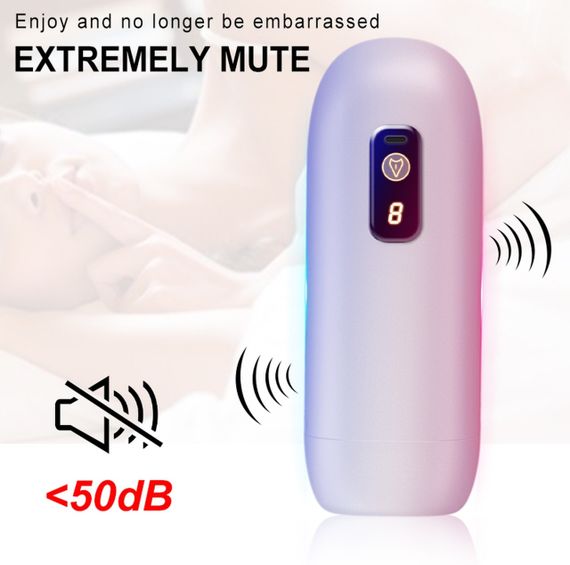 Автоматичний мастурбатор FOX - USB Rechargeable, 8 vibration functions, BS6300068 Sex Aura | Зображення 5