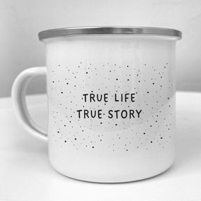 Кружка металлическая Camper True life true story 250 мл (KRM_23S006)