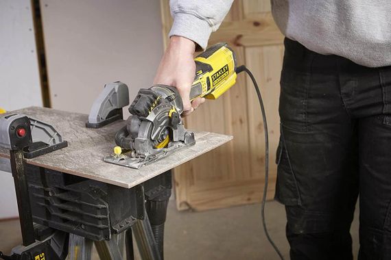 Пила циркулярная компактная сетевая STANLEY FATMAX FME380K | Зображення 8