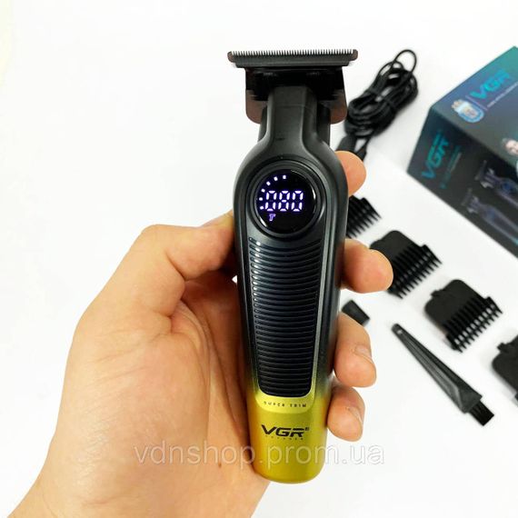 Стильная машинка для стрижки, Электронная машинка для стрижки волос электрическая UO-97 | Зображення 2