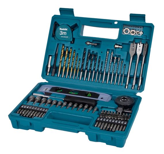 Набор свёрл, бит и насадок (102 предмета) Makita E-10730 | Зображення 1