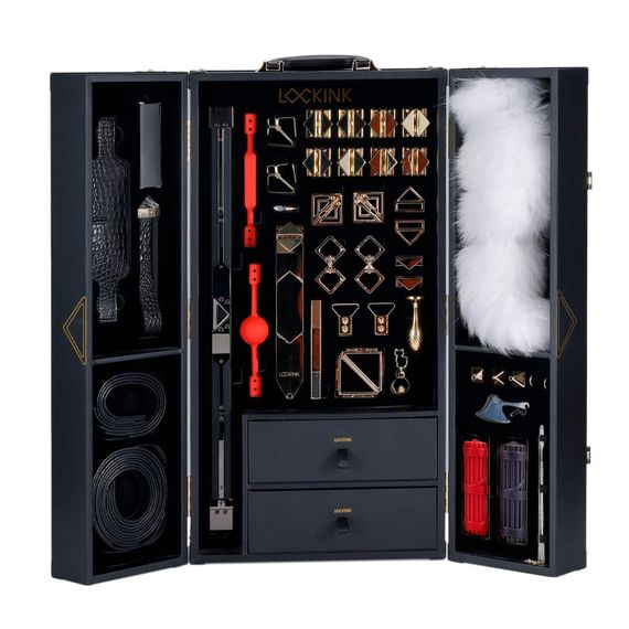 БДСМ-набір LOCKINK All-in-1 BDSM Play Kit - Crocodile Leather