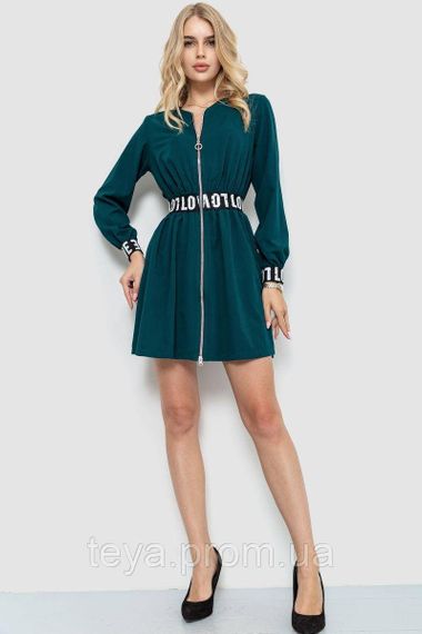 Жіноча сукня з принтом сезон демісезон колір зелений розмір XS-S FG_00917 | Зображення 1