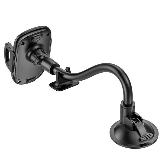 Тримач для мобільного BOROFONE BH54 Racer windshield car holder Black | Зображення 2