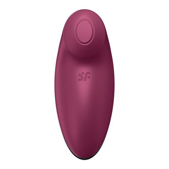 Вібростимулятор-пульсатор Satisfyer Tap & Climax 2 Red, ефект постукування пальцем | Зображення 2