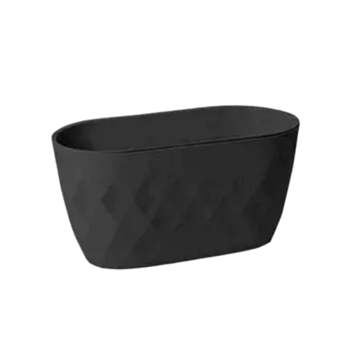 Вазон Yakamoz Saksi балконний 30*14,5*15см 3,5л антрацит ELIF