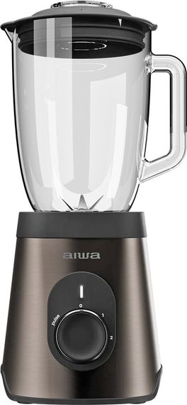 Блендер AIWA Saberu 1500 стаціонарний 1500Вт/ 2 швидк./ TURBO/ чаша для змішування 1500мл/ коричневи | Зображення 1