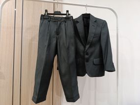 Новый Школьный костюм двойка West fashion серый 28/ 116 /54