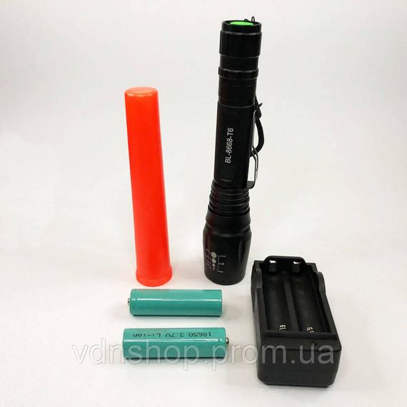 Дуже яскравий ліхтар Police 8668-T6, Ліхтар ручний з функцією зарядки Кращий тактичний VL-38 | Зображення 5