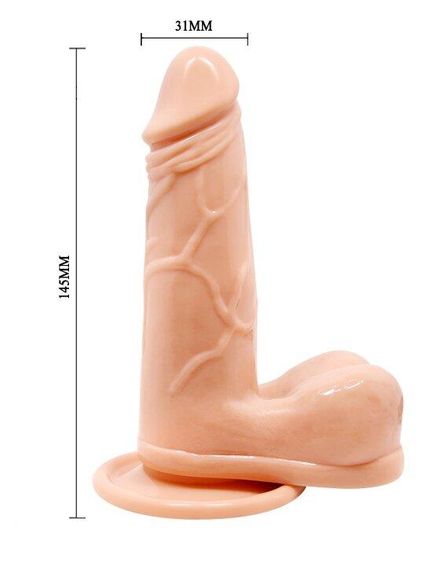 Вібратор на присосці з функцією ротації BARBARA Genie 5,7 " MULTI-SPEED VIBRATOR, BW-008054R Sex Aura | Зображення 6