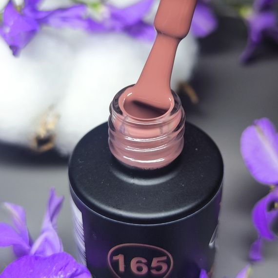 Гель-лак для нігтів Bee Nails 165 (коричневий каштан) 8мл