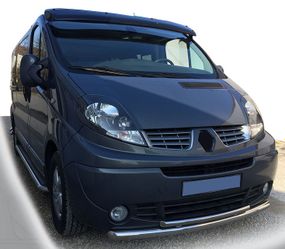 Передній захист ST014 (нерж.) для Renault Trafic 2001-2015 рр