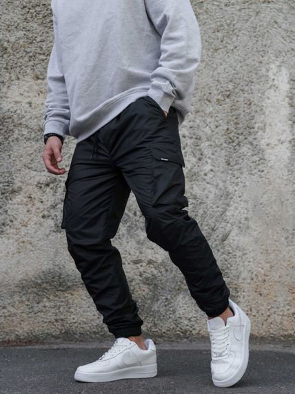 Теплі штани карго Without Vader Reflective Black