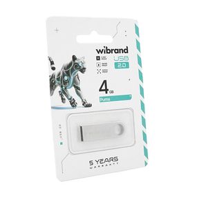 Флеш-накопитель Mibrand Puma, USB 2.0.4GB, Metal Design, Blister