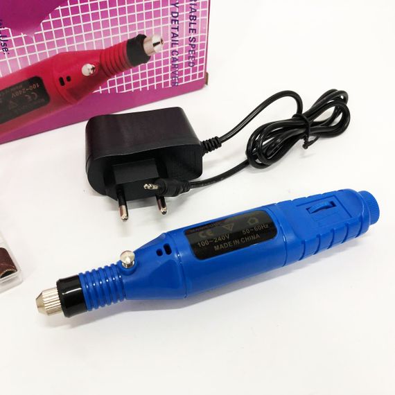 Ручной фрезер для ногтей SmartUs CBM-033 для маникюра и педикюра в домашних условиях. EC-889 Цвет: синий | Зображення 6