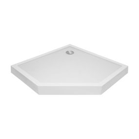 Душевой поддон Qtap Diamond 301112 100x100x12 см + сифон