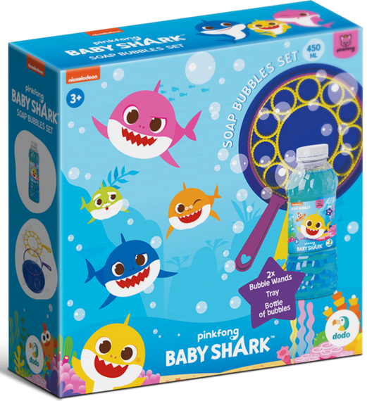 Набір мильних бульбашок Dodo Baby Shark 450 мл | Зображення 2