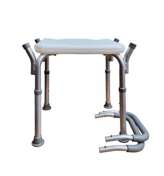 Стілець для душу та ванної з підлокітниками, регульований по висоті, протиковзний 57103A00 | Зображення 3