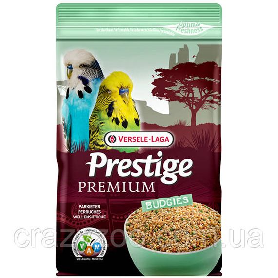 Корм для хвилястих папуг Versele-Laga Budgies Prestige 800 г 216996