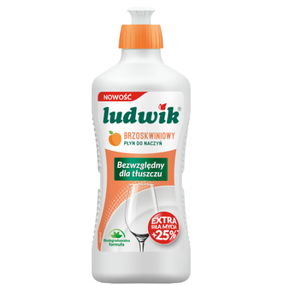 Засіб для миття посуду 450гр Персик Ludwik