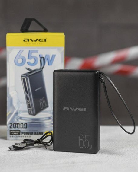Power Bank AWEI P97K 20000mAh з швидкою зарядкою 65W (47194-P97K_1625) | Зображення 2