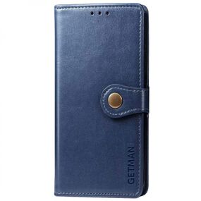 Кожаный чехол-книжка GETMAN Gallant (PU) для Samsung Galaxy A04 Синий