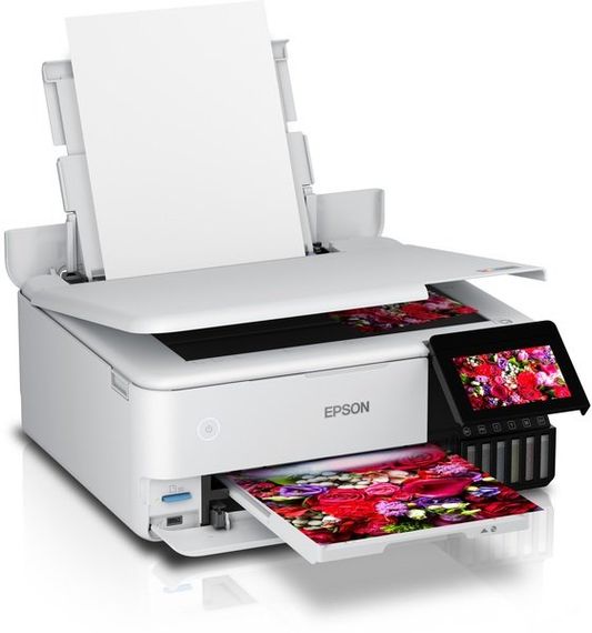 БФП Epson ink color A4 EcoTank L8160 32_32 ppm Duplex USB Ethernet Wi-Fi 6 inks Black Pigment (C11CJ20404) | Зображення 3