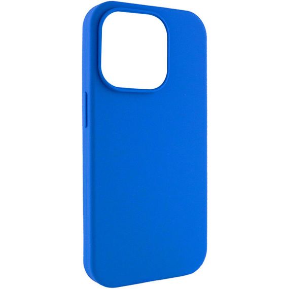 Чехол Silicone Case Full Protective (AA) NO LOGO для Apple iPhone 16 Pro Max (6.9") Синий / Capri Blue | Зображення 1