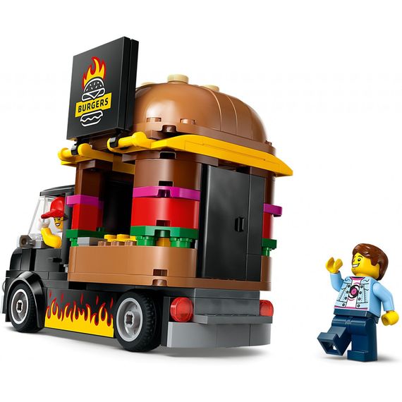 Конструктор LEGO City Вантажівка з гамбургерами 194 деталей (60404) | Зображення 4
